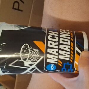 NCAA March Madness Basketball Cup - Black and Orange Coca-cola